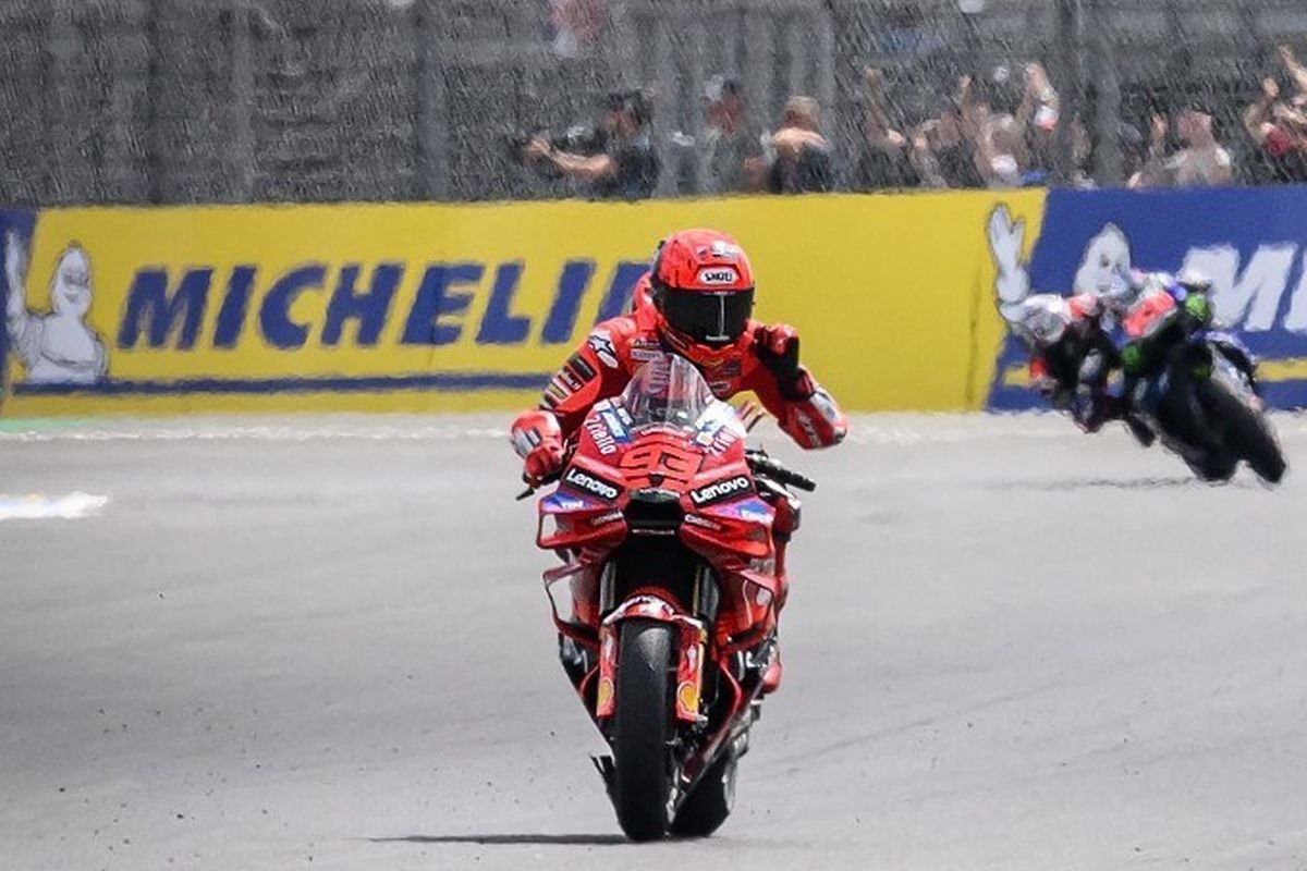 Starting Grid MotoGP Aragon 2025: Marquez Merajai