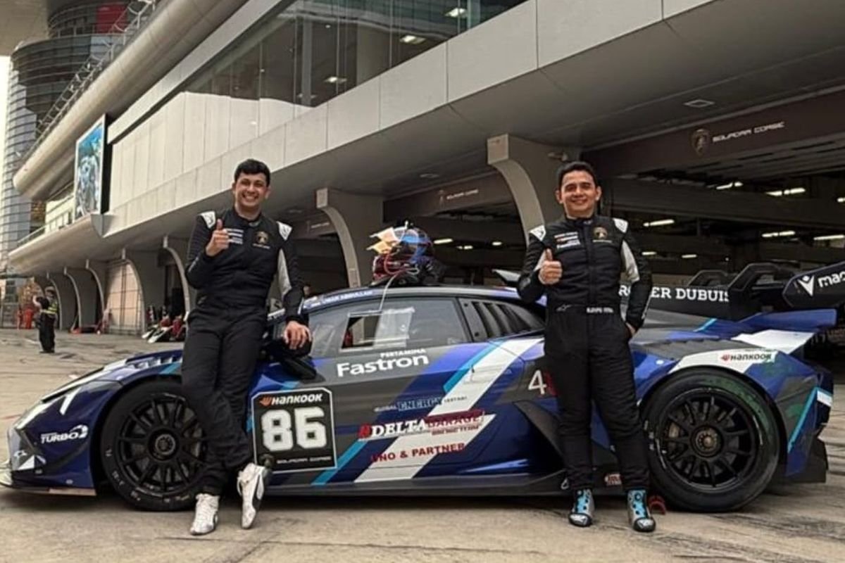 Pebalap Indonesia Raih Podium Lamborghini Super Trofeo Asia 2025 di China
