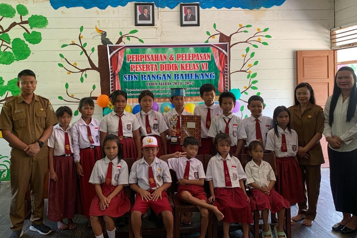 Kondisi SD Negeri di Pelosok Katingan yang Hanya Punya 13 Murid