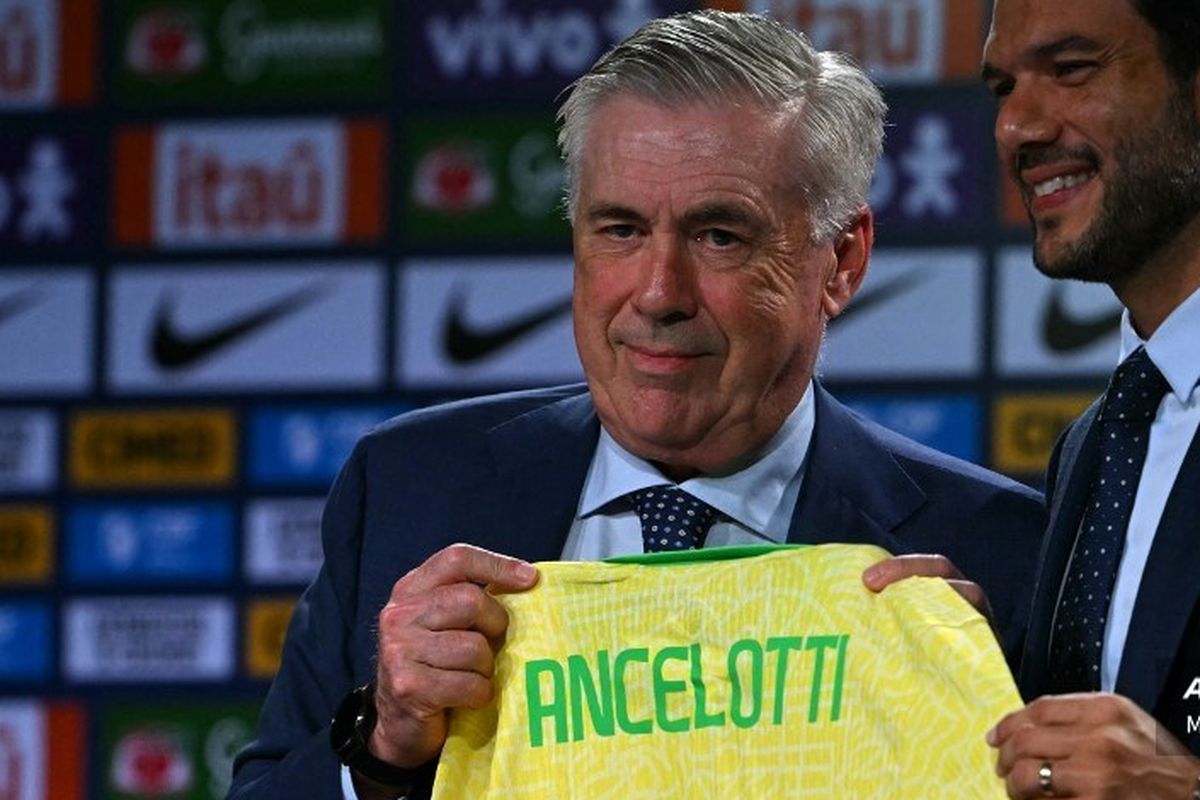 Carlo Ancelotti Ingin Timnas Brasil Punya "Rasa" Real Madrid