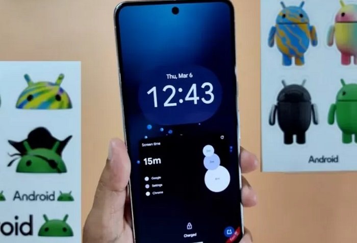 Google Uji Coba Widget Layar Kunci
