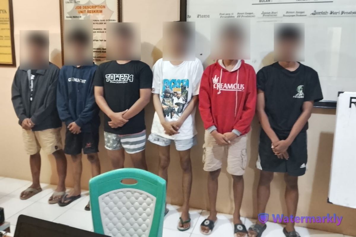 Polisi Cirebon Tangkap 9 Geng Siluman