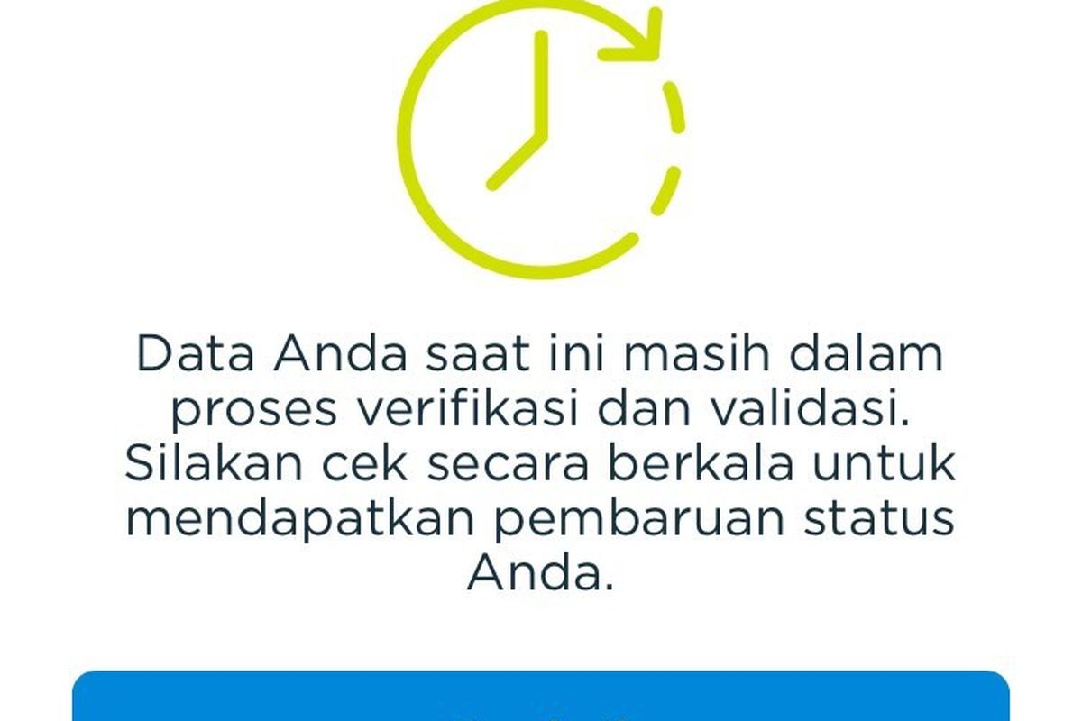 Muncul Notifikasi "Data Masih Proses Verifikasi" Saat Cek BSU