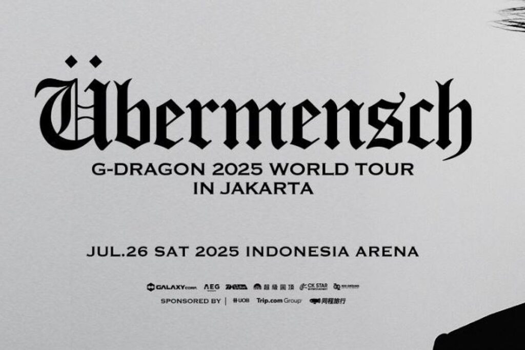 Ini Daftar Harga dan Benefit Tiket Konser G-Dragon Jakarta 2025