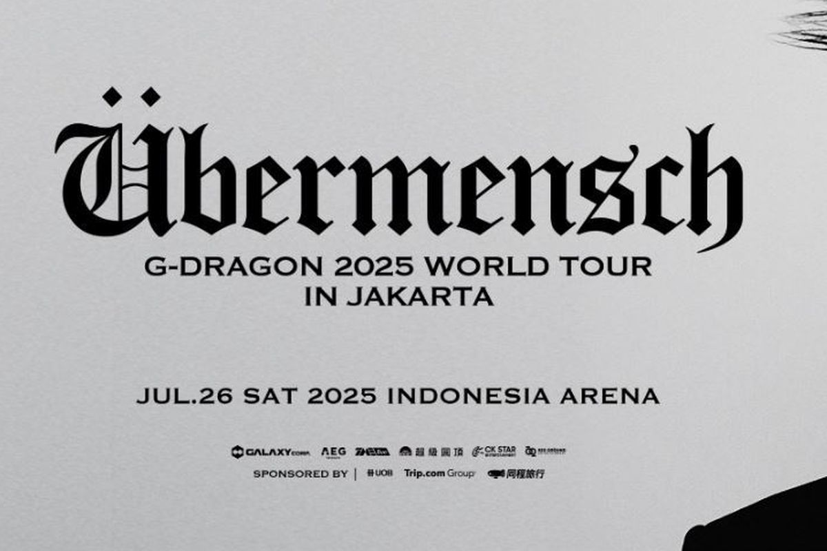 Ini Daftar Harga dan Benefit Tiket Konser G-Dragon Jakarta 2025