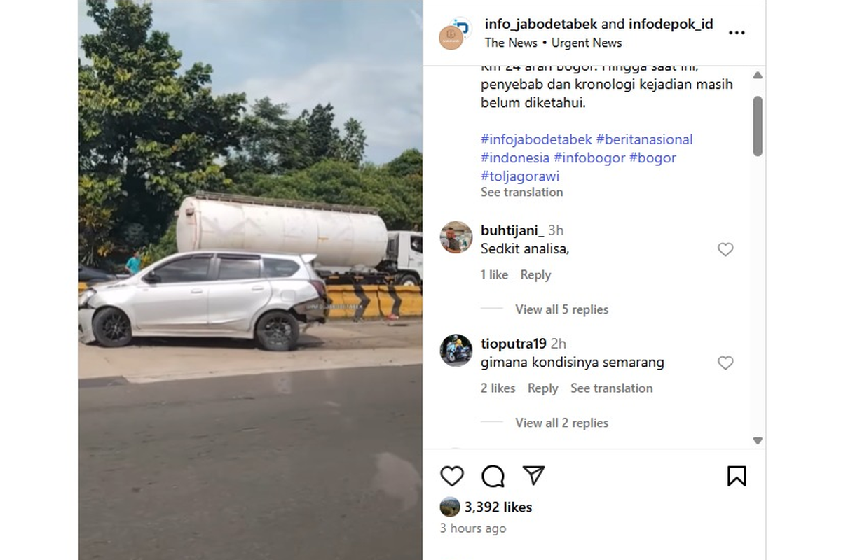 Belajar dari Kecelakaan Tol Jagorawi