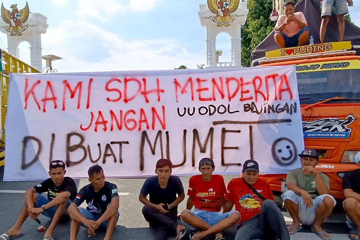 Alasan Sopir Truk Demo Terkait Regulasi Zero ODOL